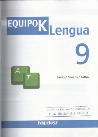 Equipok lengua 9 egb