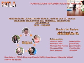 GIOVANNY




                                         MADELEINE
SENIN




        MERCEDES              MARIA DEL PILAR
 