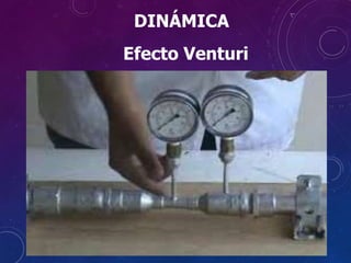 Efecto Venturi
DINÁMICA
 