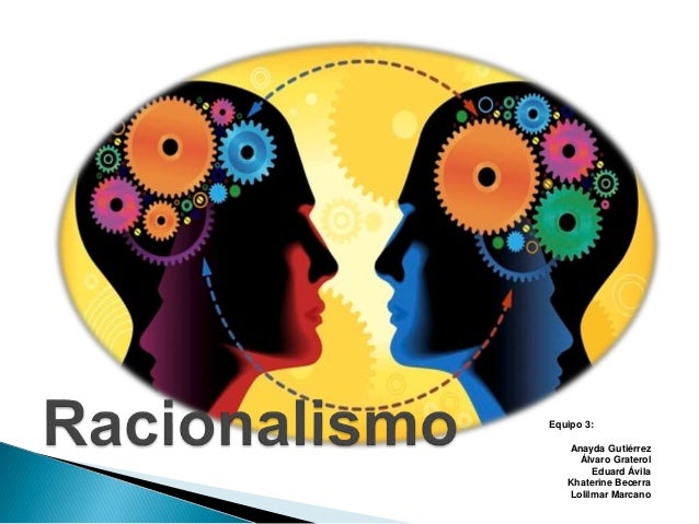 Resultado de imagen para RACIONALISMO