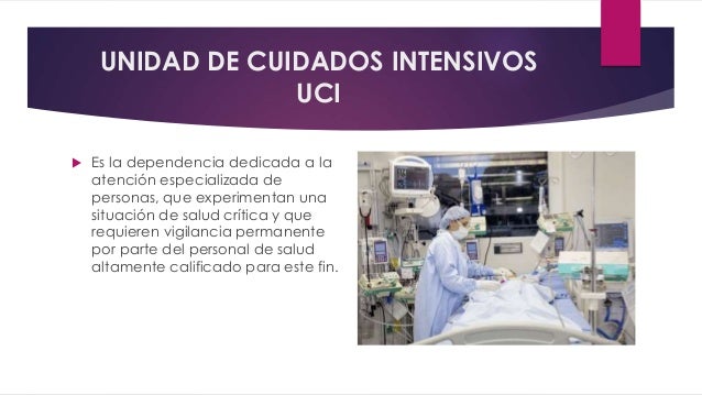 Resultado de imagen para EL AREA DE LA UNIDAD DE CUIDADOS INTENSIVOS