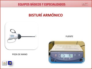 FUENTE
PIEZA DE MANO
BISTURÍ ARMÓNICO
 