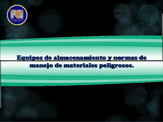 Equipos de almacenamiento hs