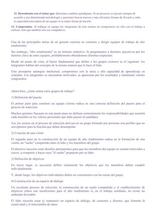 Equipos De Alto Rendimiento