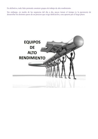 Equipos De Alto Rendimiento