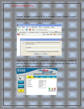 Equipos inalámbricos carlos amaya