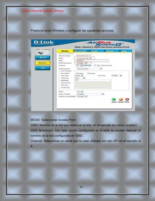 Equipos inalámbricos carlos amaya