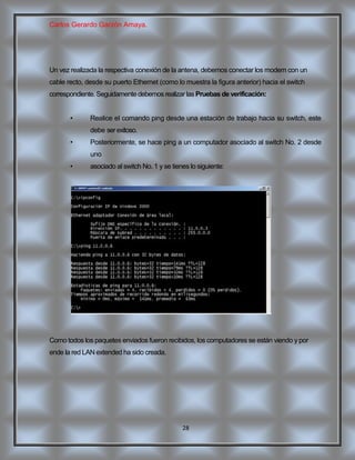 Equipos inalámbricos carlos amaya