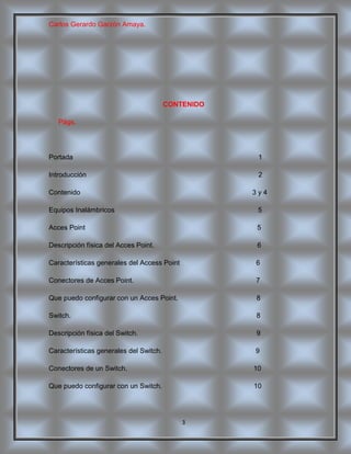 Equipos inalámbricos carlos amaya