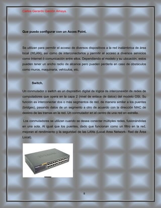 Equipos inalámbricos carlos amaya