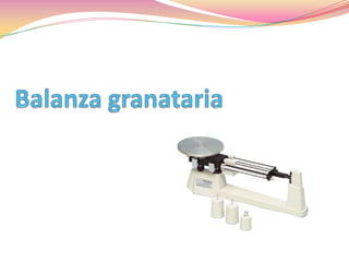 Balanza granataria
