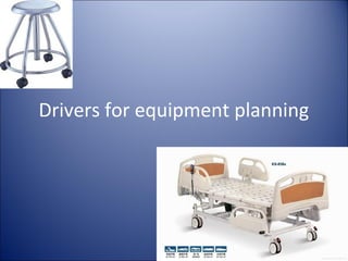 Drivers for equipment planning

 