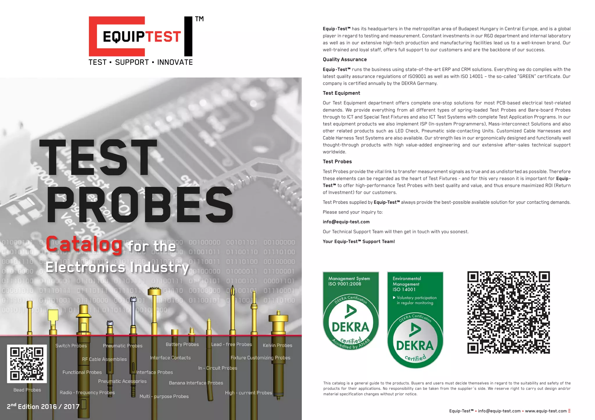 Equip test probe_catalog_edition 2016 2017 PDF