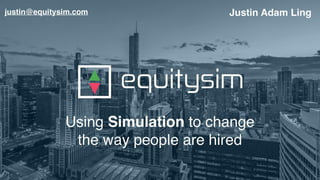 Equity Sim Pitch Deck