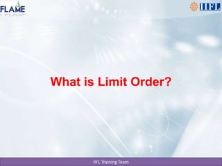 Equity Types of Orders | PPT