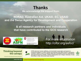 Equity and REDD+: Perspectives from CIFOR’s global comparative study