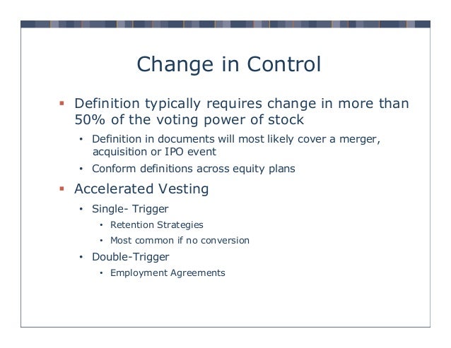 Accelerated vesting of stock options 409a