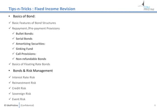 #CFA: Revise entire CFA syllabus 6 days-Equity & Fixed Income | PPTX