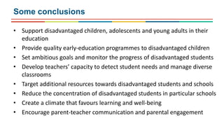 Equity in education - Breaking down barriers to social mobility | PPTX