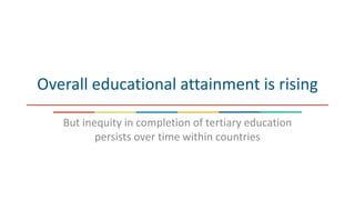Equity in education - Breaking down barriers to social mobility | PPTX
