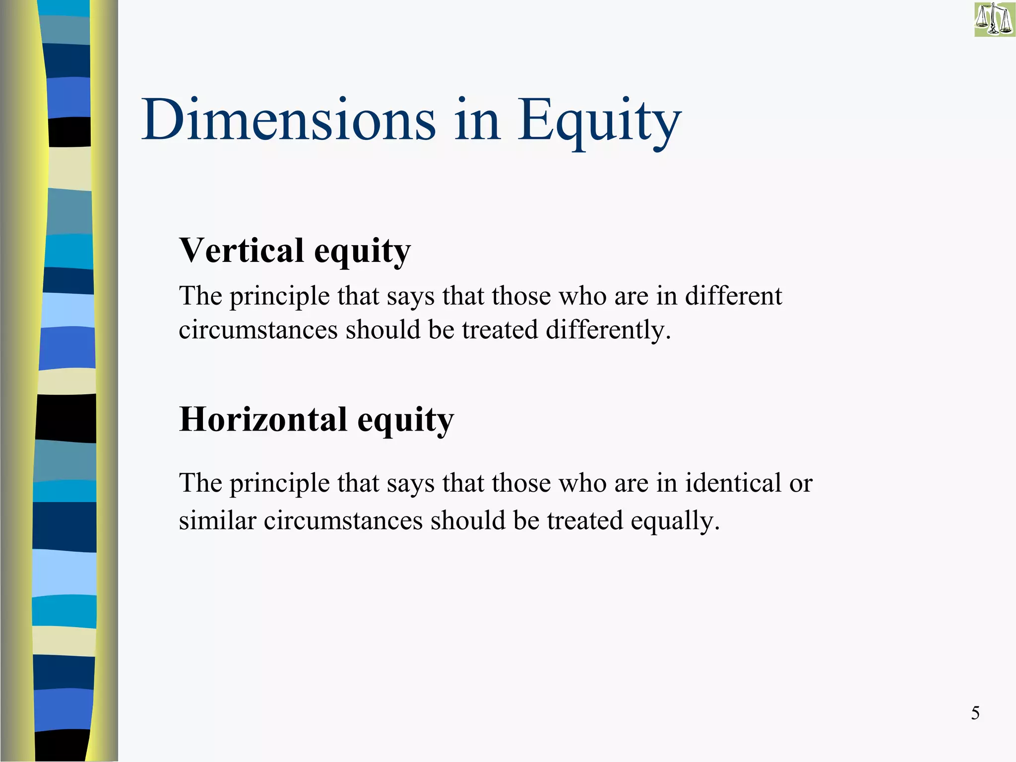 Equity in health system