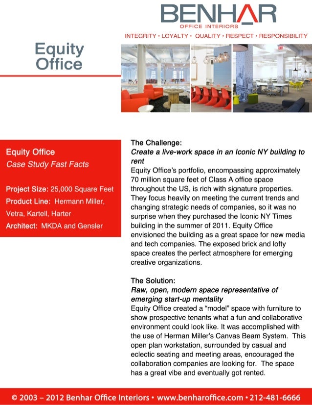 Equity Office Nyc Interior Design By Benhar Office Interiors