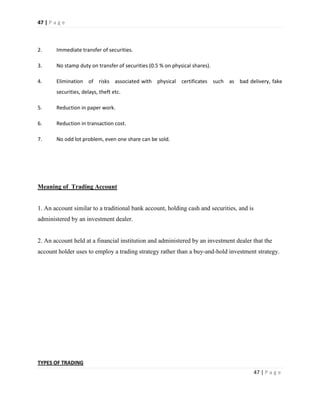 Equity trading in india