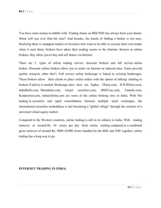 Equity trading in india