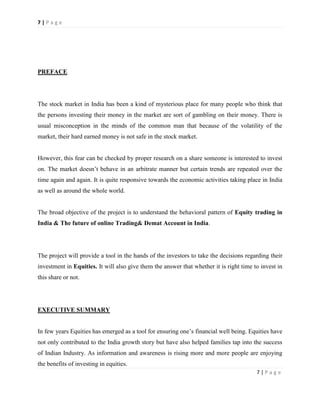 Equity trading in india