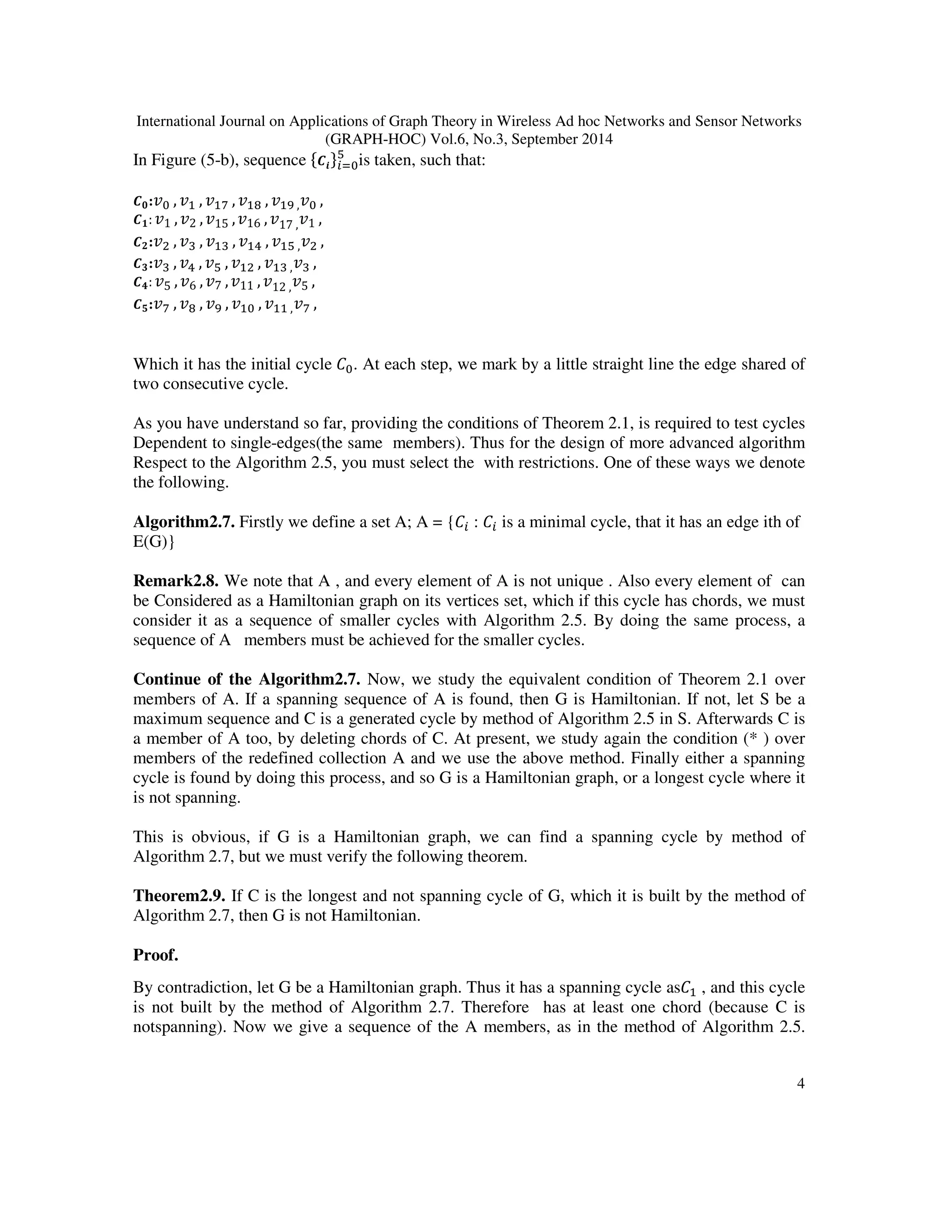 and intersect in i, which i is an edge ofE(G). DOI:10.5121/jgraphoc.2014.6301 1 
