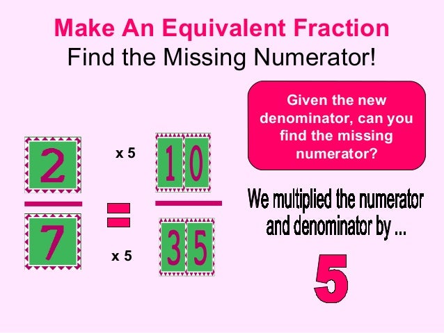 Equivalent Fractions