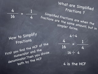 Daydream Education Mathematik Poster - Simplifying And Ordering Fractions A1