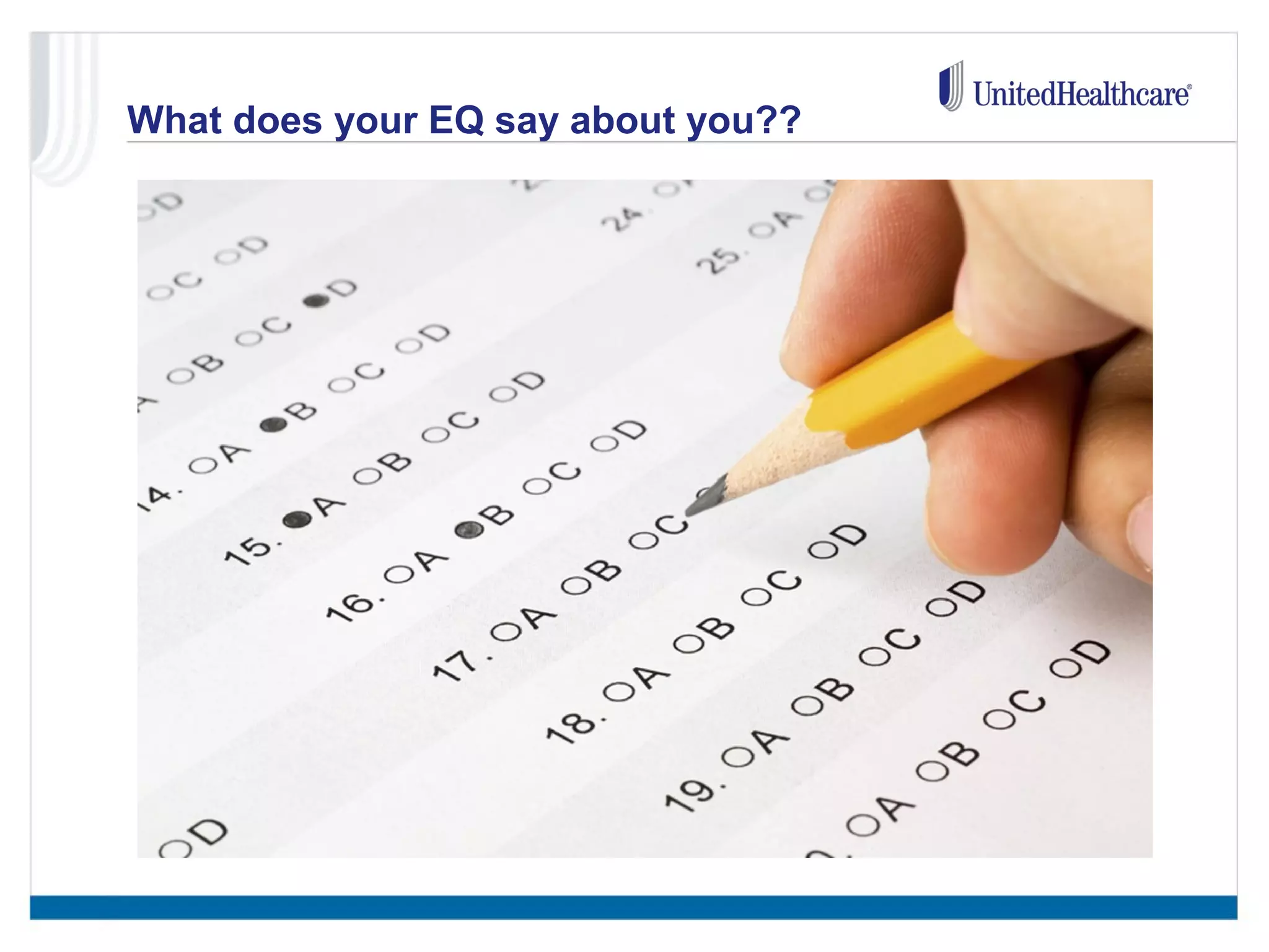 What does your EQ say about you?? 
 