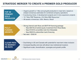 Equinox Gold Corporate Presentation
