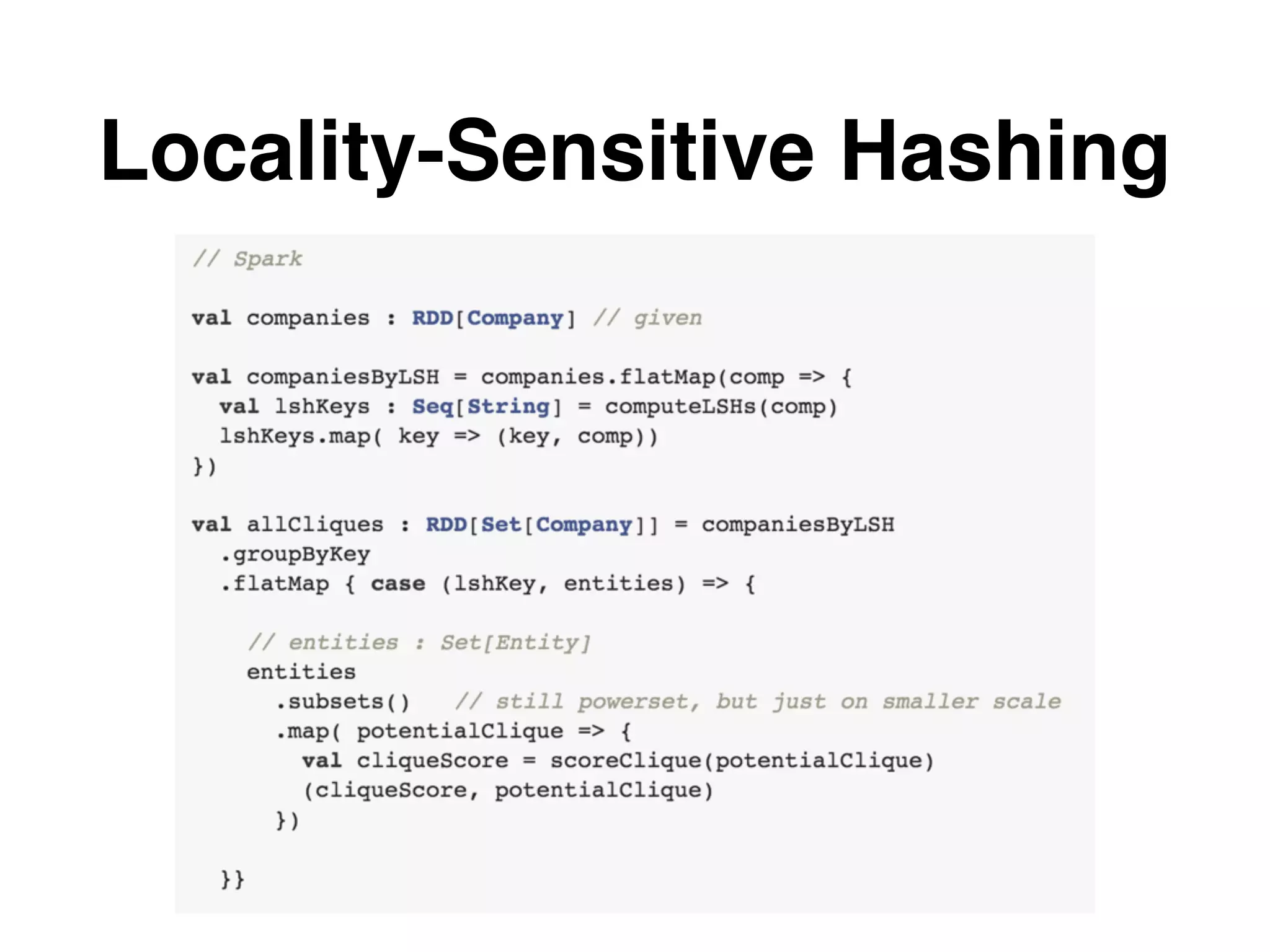 Locality-Sensitive Hashing 