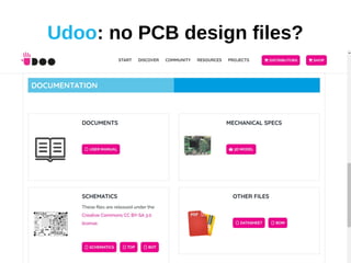 Udoo: no PCB design files?
 