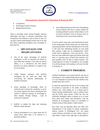 Applications of Artificial Intelligence & Associated Technologies | PDF