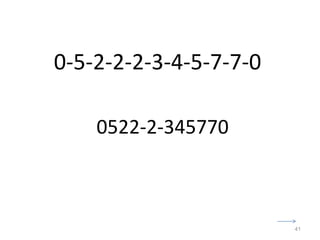 41
0-5-2-2-2-3-4-5-7-7-0
0522-2-345770
 