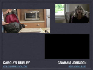 CAROLYN DURLEY
HTTP://FLIPPERTEACH.COM/

GRAHAM JOHNSON
HTTP://CANFLIP.CA/

 