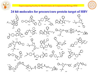 Supercomputing Facility for Bioinformatics & Computational Biology IITD

24 hit molecules for precore/core protein target of HBV

 