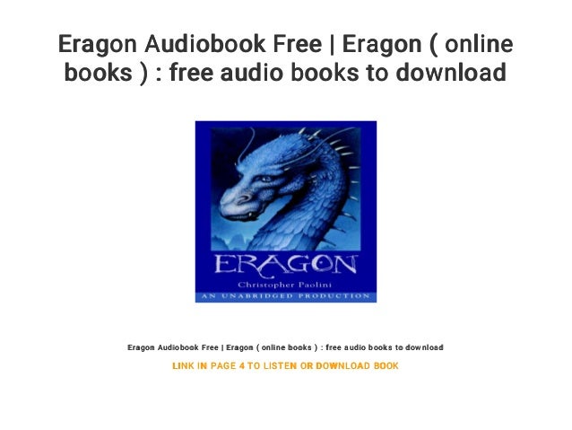 Eragon Audiobook Free Eragon Online Books Free Audio Books To
