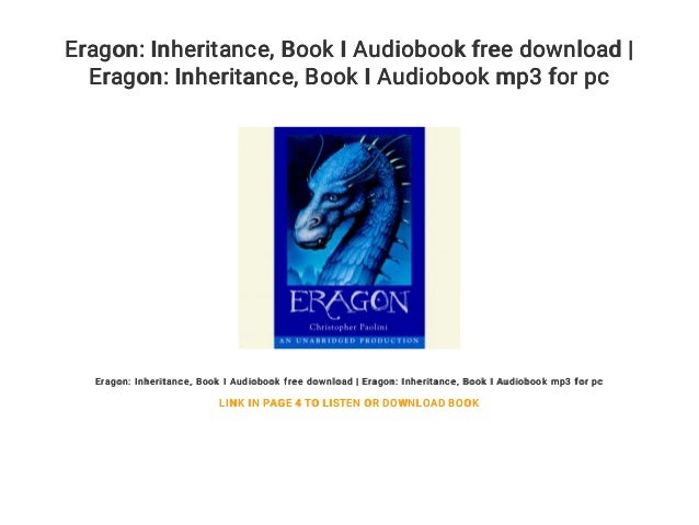 Eragon Audiobook - Inheritance Cycle 1 - Listen and download now - Inheritance Cycle 1 eragon audiobook free download mp3