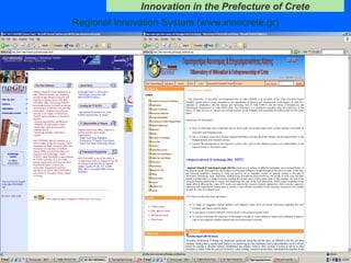 Regional Innovation System (www.innocrete.gr) 