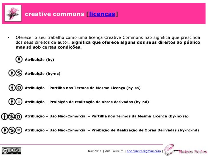 Vamos Aprender A Reconhecer Uma Licença Creative Commons