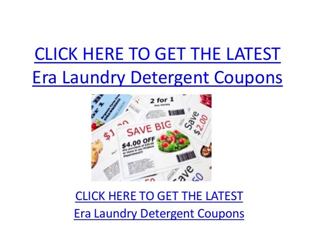 Era Laundry Detergent Coupons Printable Era Laundry Detergent Coupo 