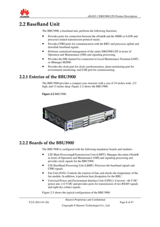 E ran2[1].1 dbs3900 lte fdd product description(2011q1) | PDF