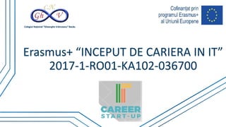 Erasmus Informatica Erasmus+ IT career Start UP | PDF