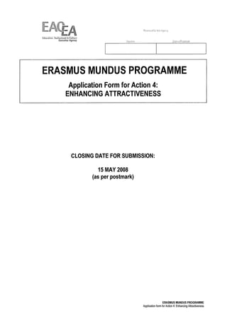 Erasmus Mundus Action 4 Unica Youth Agora Short