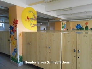 Hunderte von Schließfächern
 