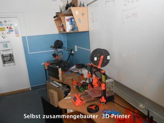 Selbst zusammengebauter 3D-Printer
 